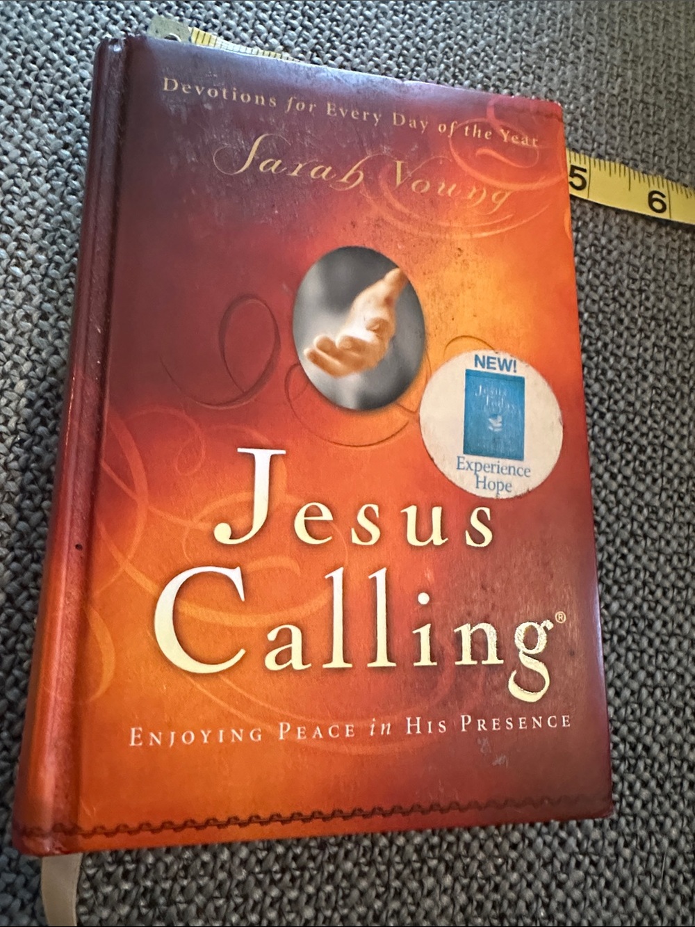 Red Paperback Devotional Book by - 'Jesus Is Calling'